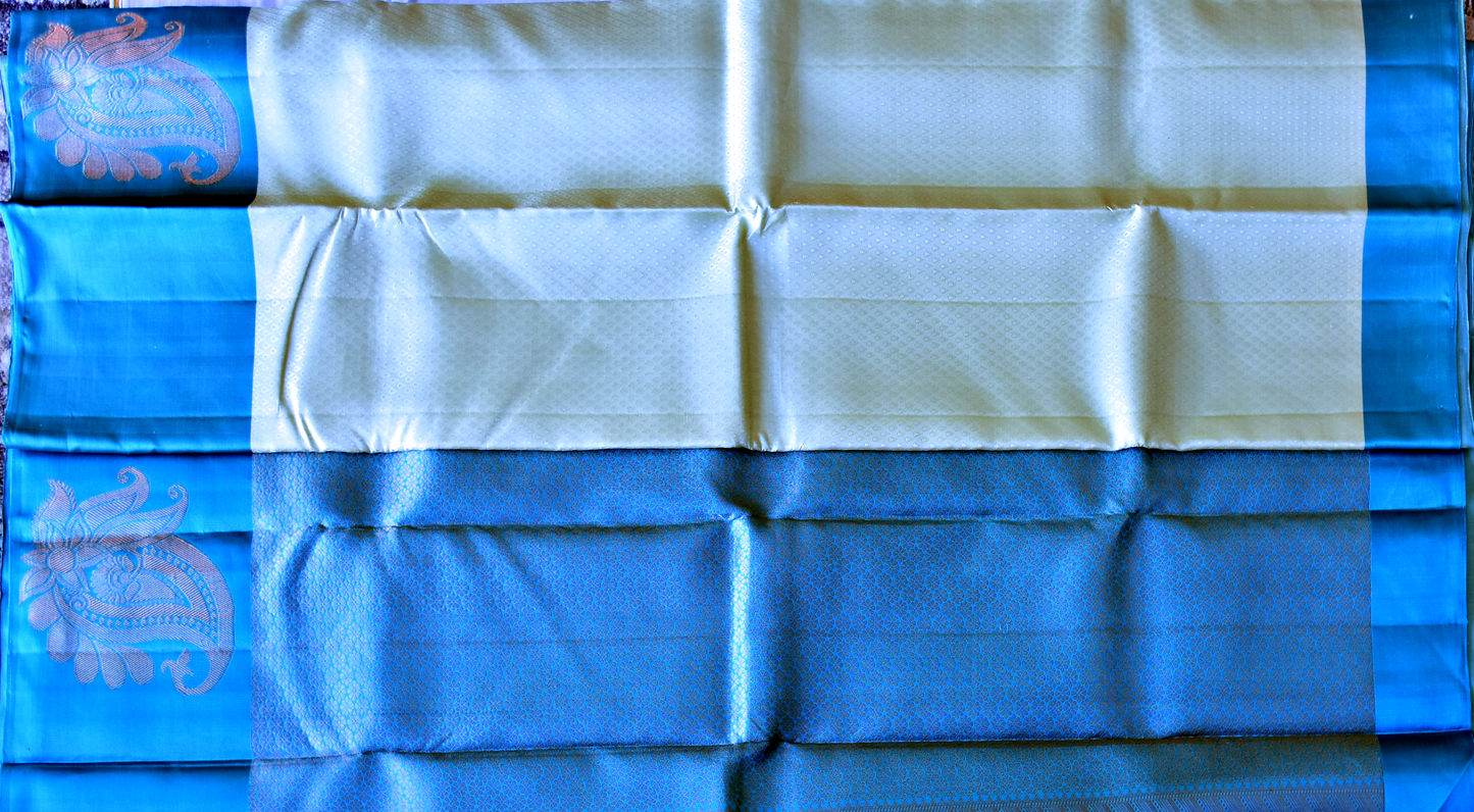 Pure Kancheepuram Sare with Contrast Border - ST5
