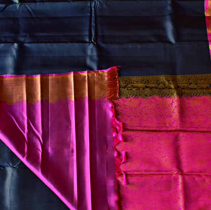 Pure Kancheepuram Saree with Thread Borders-ST1