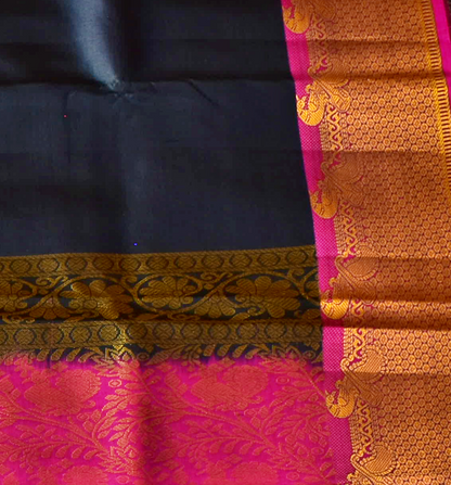 Pure Kancheepuram Saree with Thread Borders-ST1