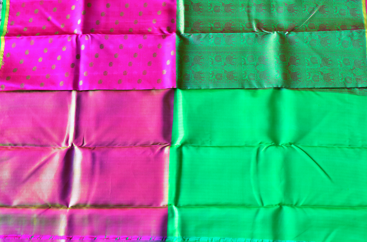 Pure Kancheepuram Half & Half Saree - ST8