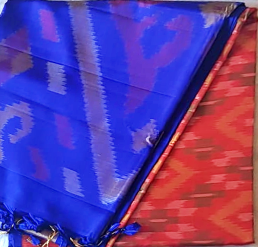 Handwoven Kanchipuram Soft  Saree With Contrast Border - SK8
