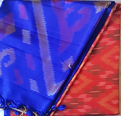 Handwoven Kanchipuram Soft  Saree With Contrast Border - SK8