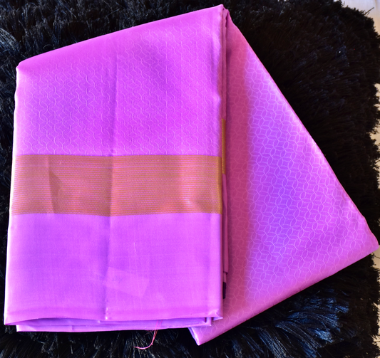 Pure Kancheepuram Saree with Gold Zari Borders - SD7