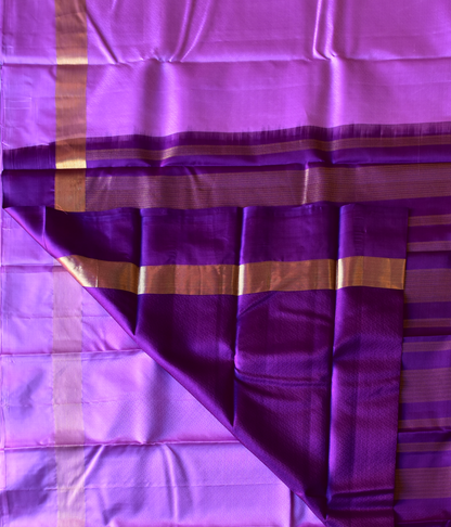 Pure Kancheepuram Saree with Gold Zari Borders - SD7