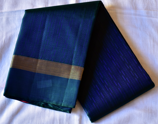 Pure Kancheepuram Saree with Gold Zari Borders - SD8
