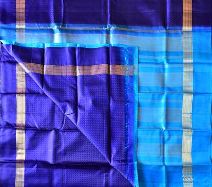 Pure Kancheepuram Saree with Gold Zari Borders- SD6
