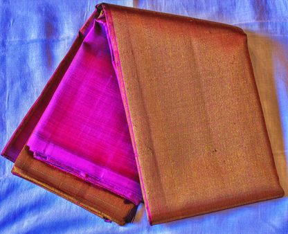 Pure Kancheepuram Saree with Zari Borders -SD1